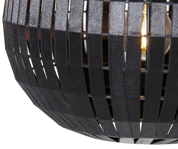 Candeeiro de suspensão moderno preto 30 cm - Zoë Moderno