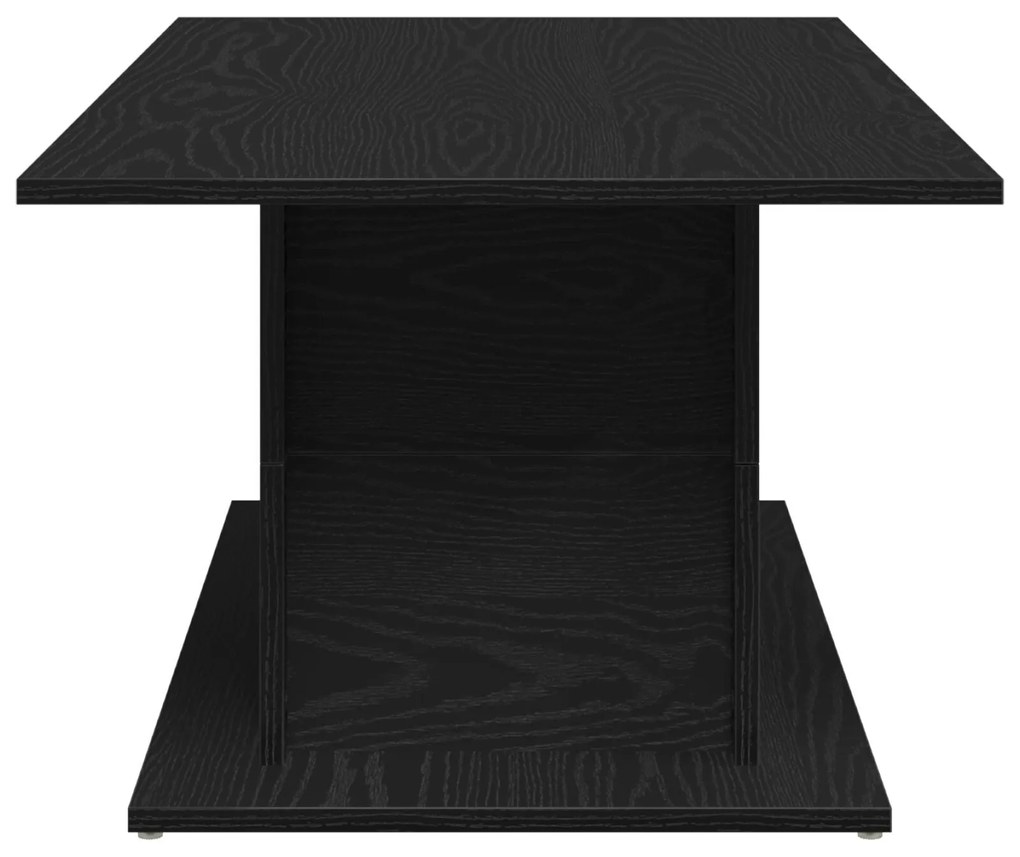 Mesa de Centro vidaXL Preto Carvalho 102x55,5x40 cm em Madeira de Enge