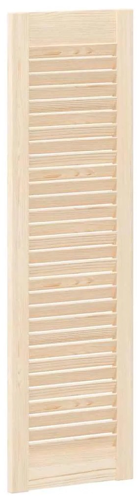 Porta de armário com design de persiana 99x29,5 cm pinho maciço