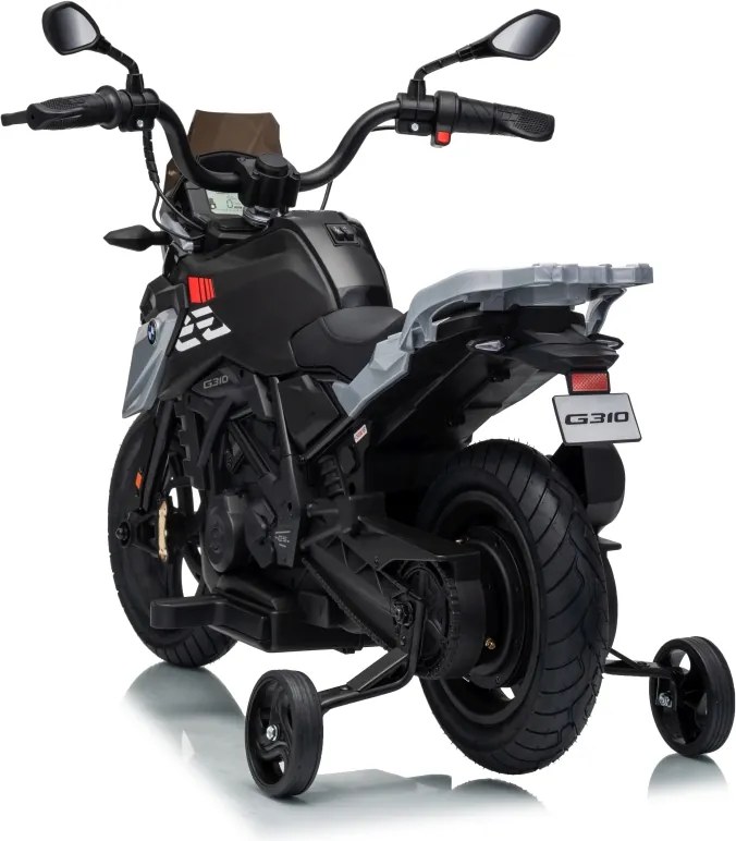Mota eletrica para Crianças 2 a 5 anos 12V BMW G310GS Rodas EVA, Preta