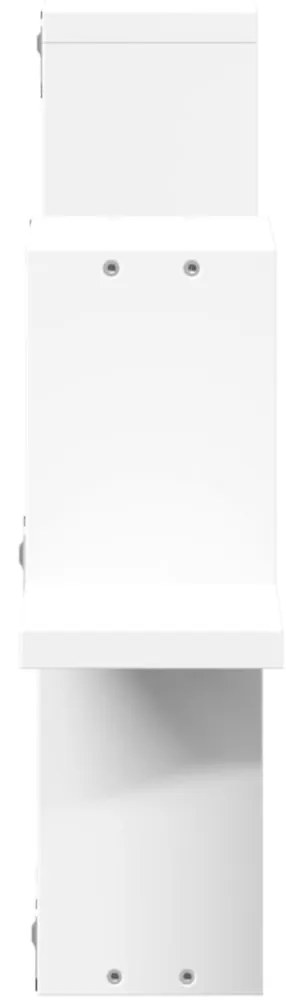 Estante de parede 104,5x10x43 cm derivados de madeira branco