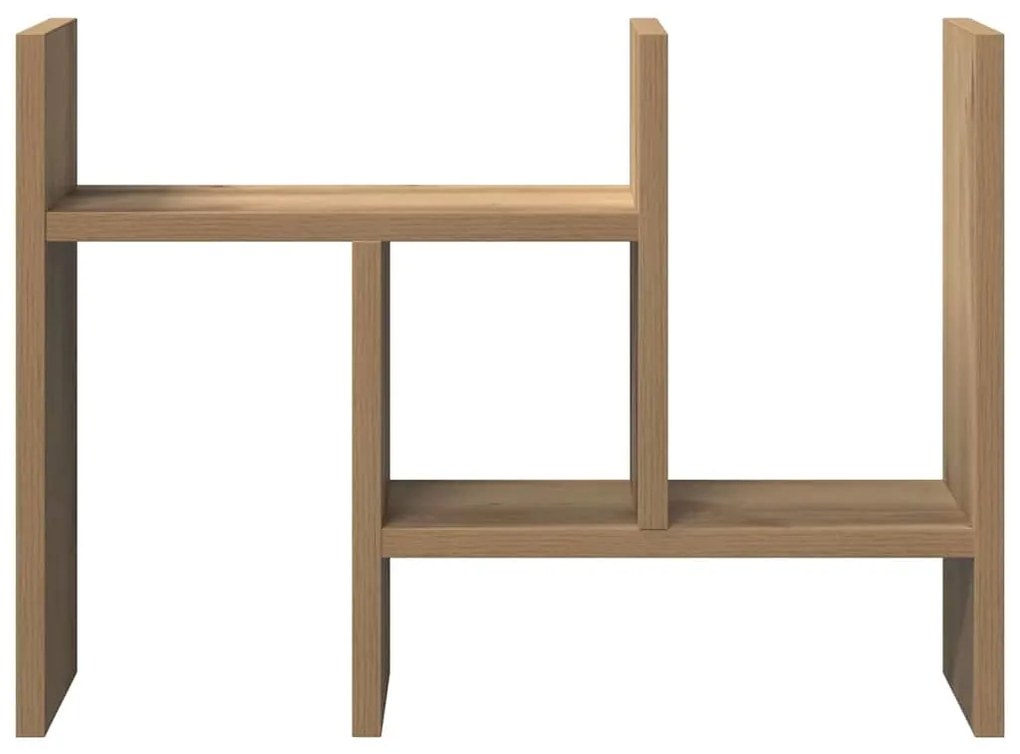 Organizador de Mesa Carvalho Artesanal 34.5x15.5x35.5 cm Madeira
