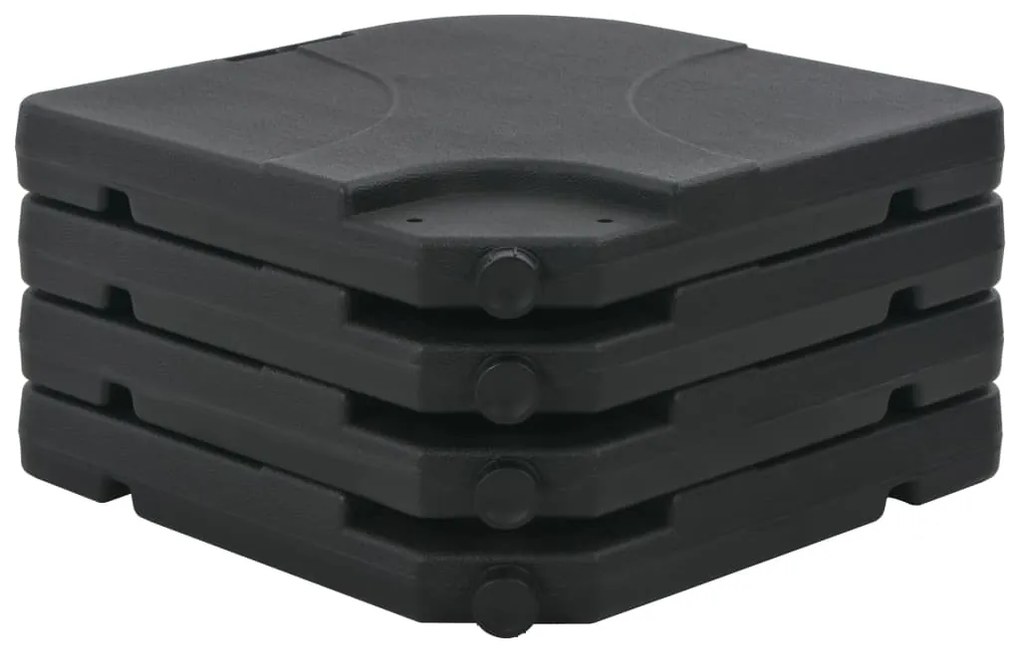 Guarda-sol de jardim com base portátil cinzento-acastanhado