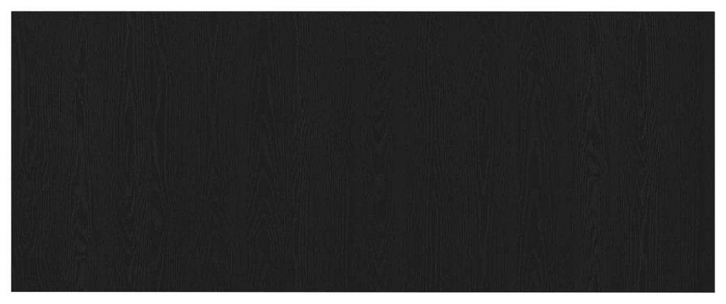 Cabeceira de Cama vidaXL Preto Carvalho 200x1,5x80 cm Madeira Reforçad