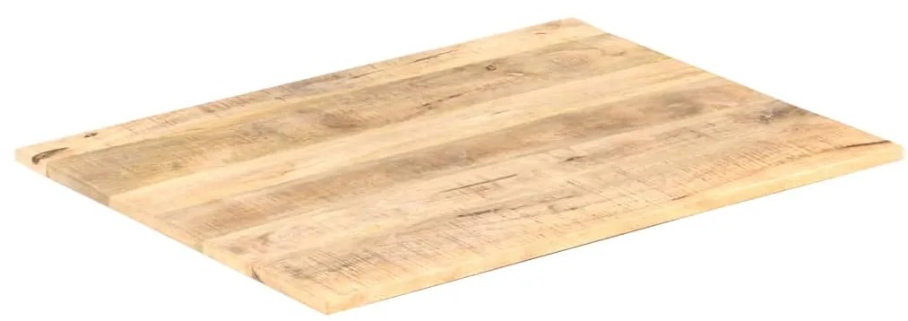 Tampo de mesa madeira de mangueira maciça 15-16 mm 90x70 cm
