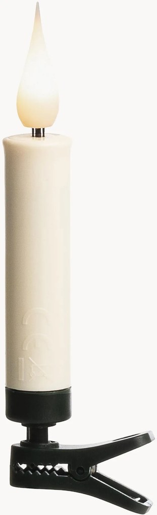 Velas LED com efeito de chama 3D, temporizador e controlo remoto Donna (branco quente)