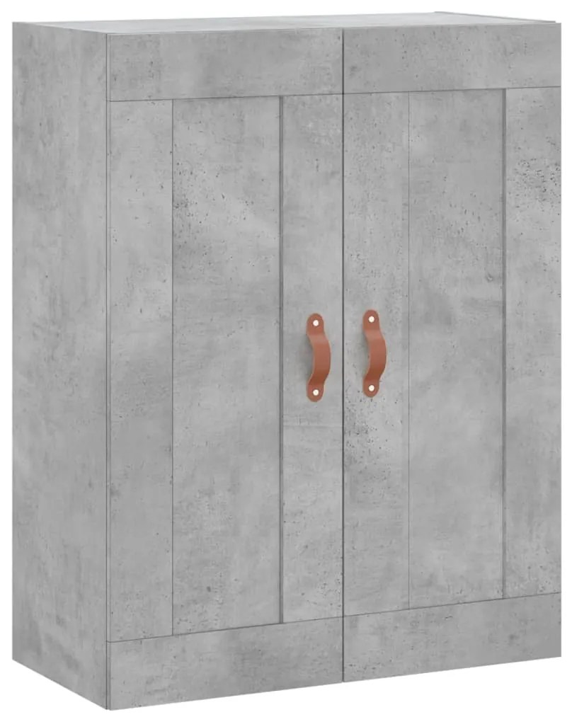 Armário alto 69,5x34x180 cm derivados de madeira cinza cimento