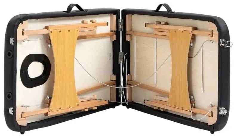 Marquesa Massage  Dobrável ´- Preto - Design Moderno