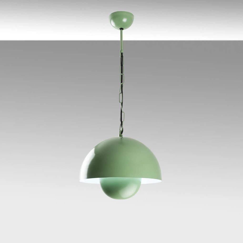Candeeiro de Teto Kure – Menta – Ø30 h:25 cm
