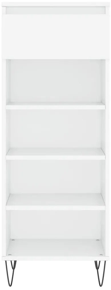 Sapateira 40x36x105 cm derivados de madeira branco brilhante