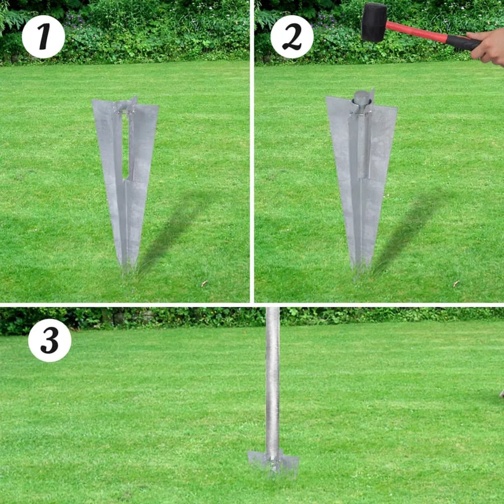 Cerca de arame com postes/espetos 25x1,5 m aço galvanizado