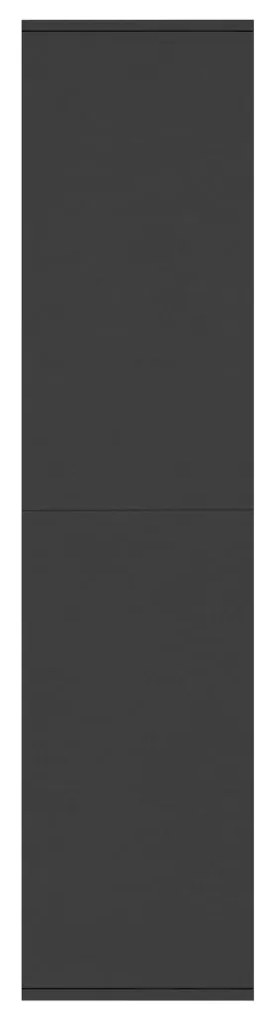 Estante/aparador 66x30x130 cm derivados de madeira preto