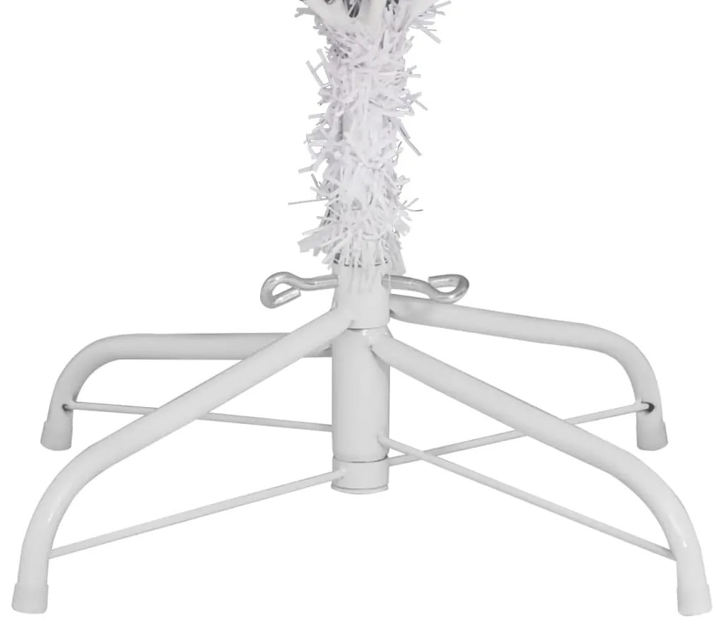 Árvore de Natal artificial articulada com suporte 240 cm branco