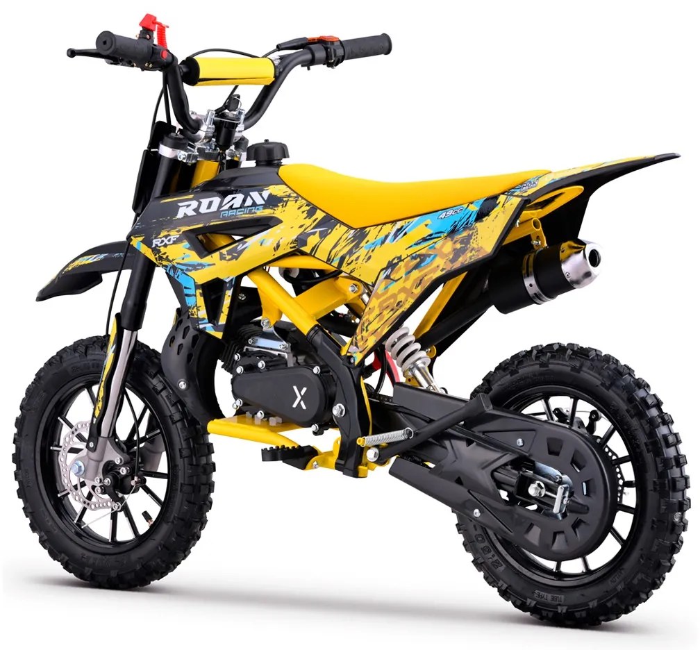 MINI MOTO PARA CRIANÇAS MiniCross Roan RXF 49cc 4.5CV 2024 Amarela