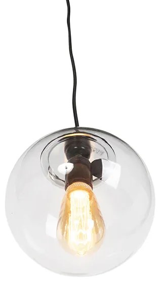 Candeeiro de suspensão moderno transparente 20 cm - Pallon