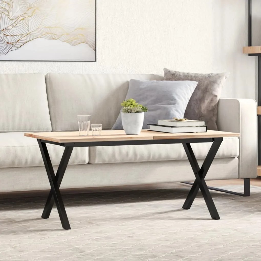 Pernas para mesa de centro estrutura em X aço