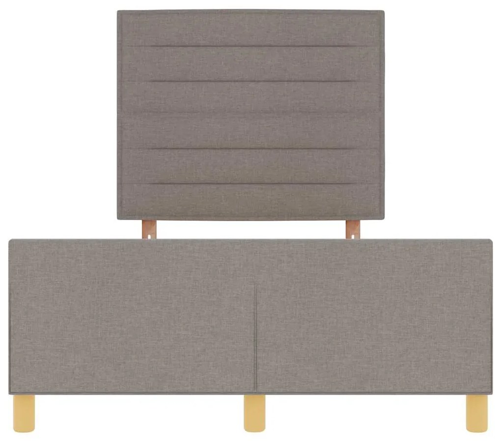 Estrutura de Cama vidaXL Taupe 120x200 cm Tecido