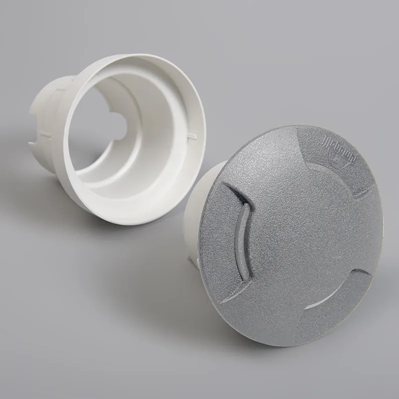 Foco de chão exterior moderno cinzento com LED IP67 - Ceci 2 Moderno