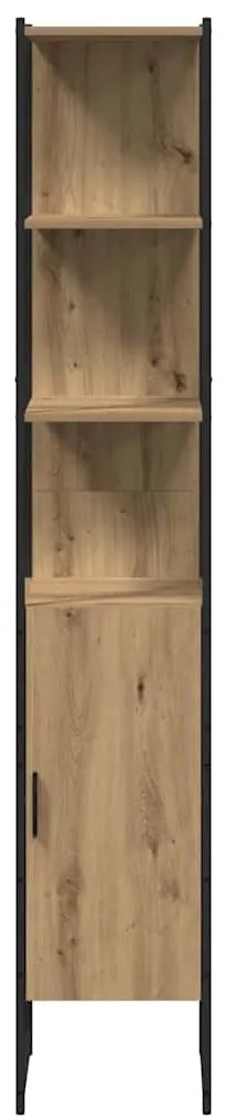 Conjunto de Mobiliário para Banheiro de 4 Peças em Carvalho Artisan e