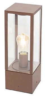 Lâmpada de exterior industrial castanho ferrugem 40 cm IP44 - Charlois Industrial