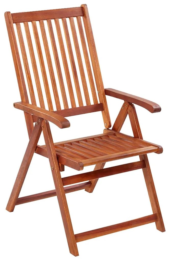 Cadeiras jardim dobráveis 2 pcs madeira acácia maciça castanho