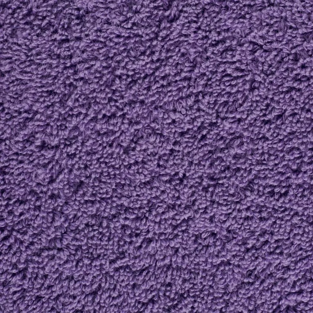 6pcs Conjunto toalhas banho premium SOLUND 600 gsm roxo