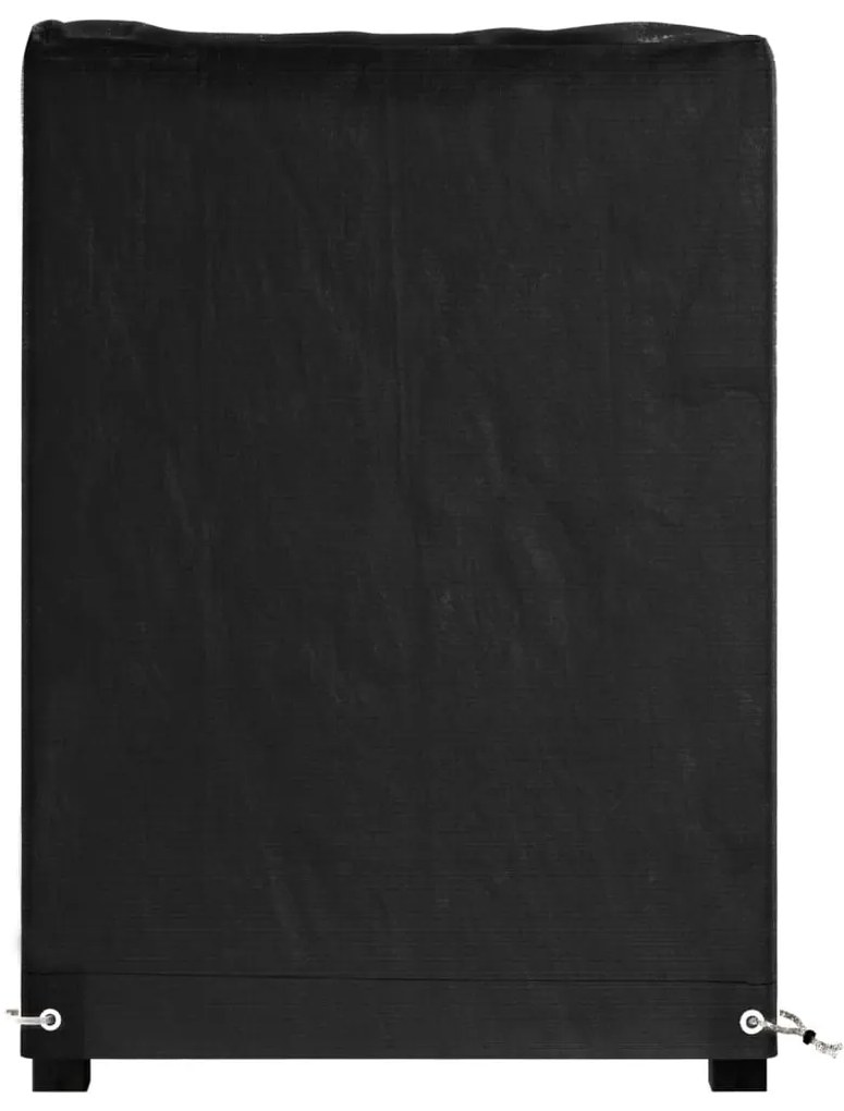 Capa p/ mobiliário de jardim 8 ilhós 170x94x70 cm retangular