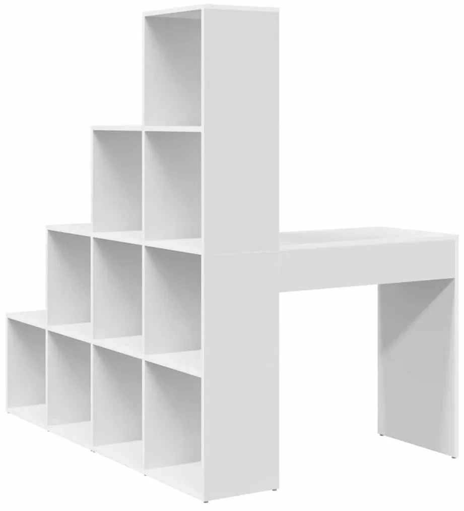 Secretária de canto Branco Standard Madeira engenheirada e MDF