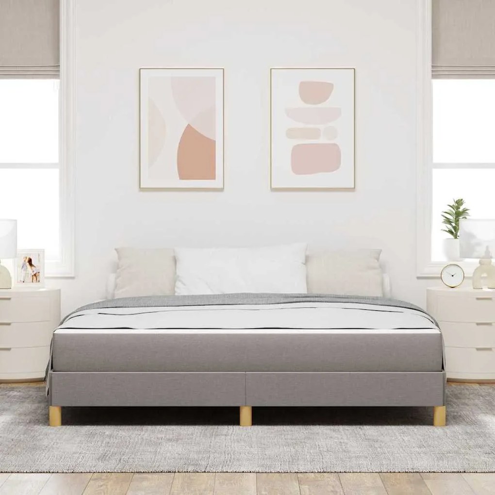 Cama Box Taupe, Marrom 180 x 200 cm