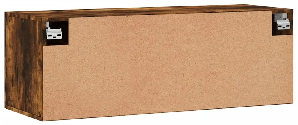 Armário parede 100x36,5x35 cm derivados madeira carvalho fumado
