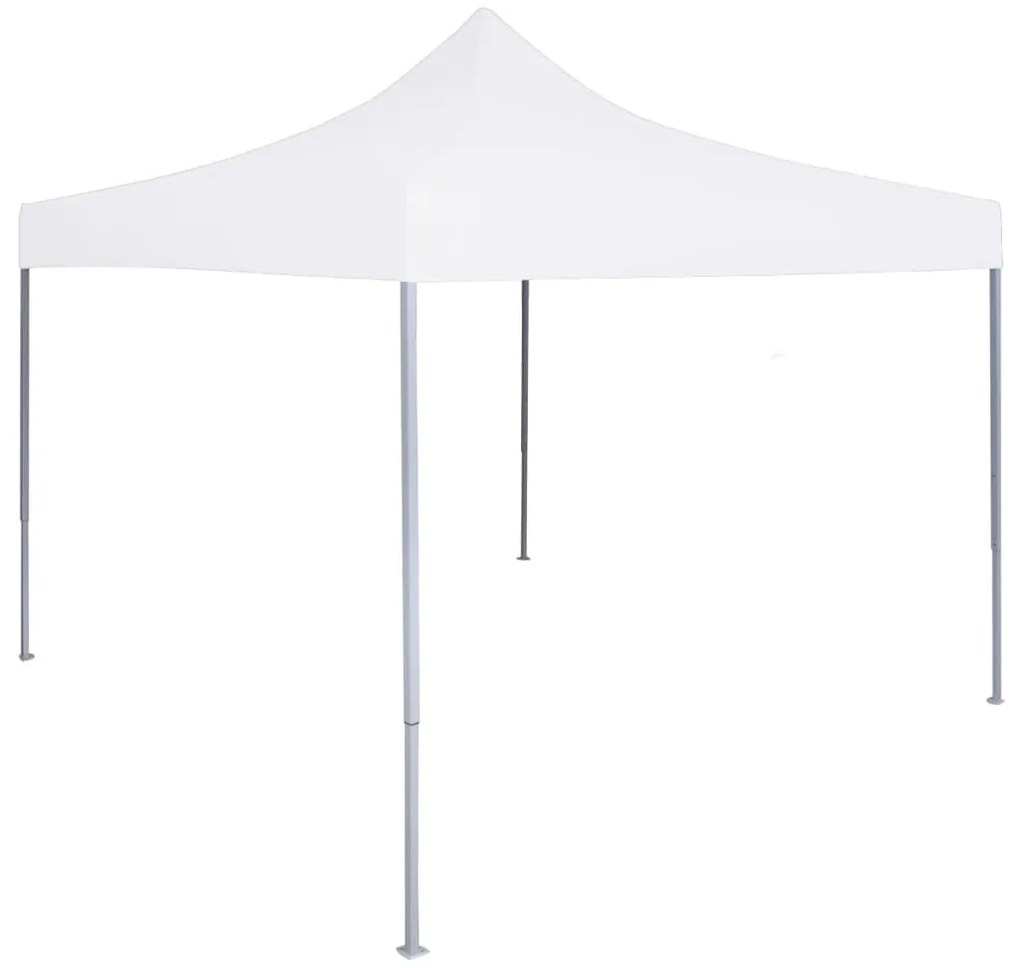 48860 vidaXL Tenda dobrável profissional para festas 3x3 m aço branco