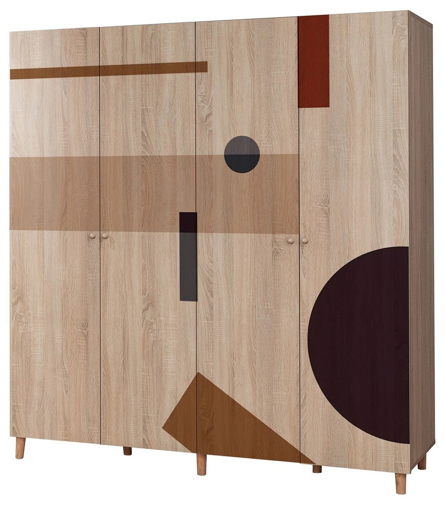 Roupeiro Loni – Sonomo – 180x192x52 cm
