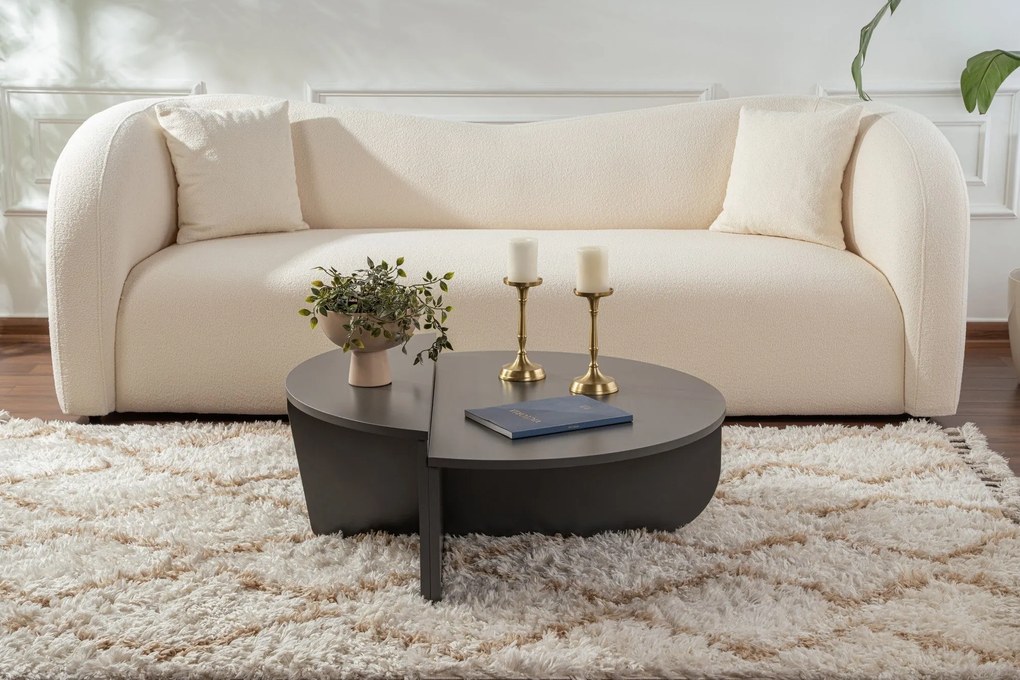Mesa de Café Orion - Antracite - 90x30x60 cm & 85x35x30 cm
