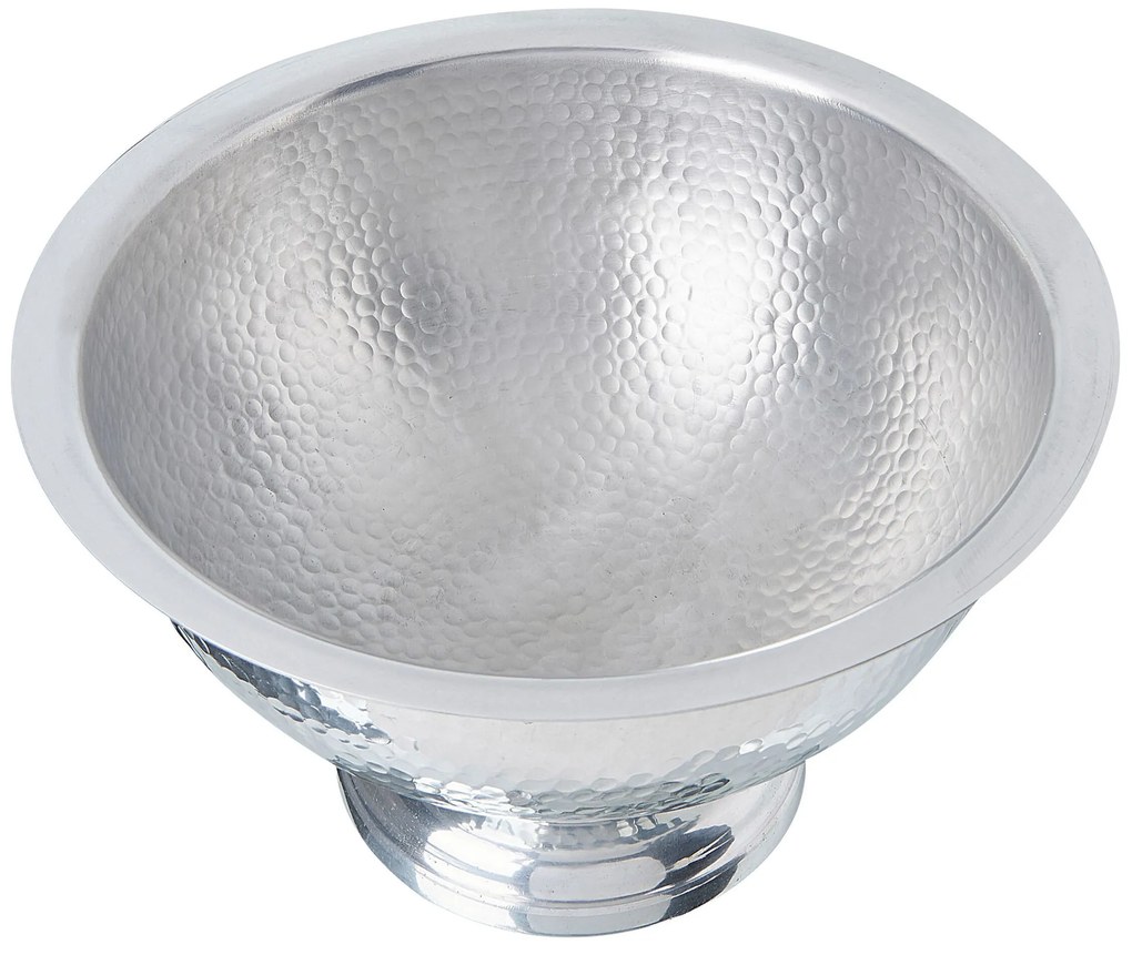 Taça decorativa prateada TIWANAKU Beliani