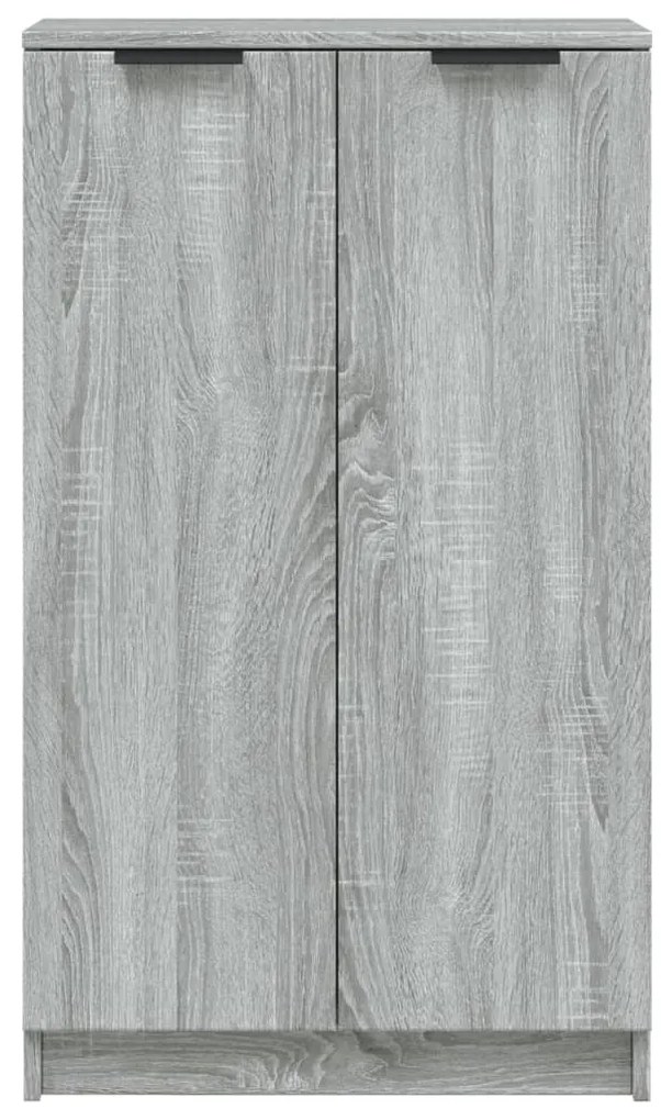 Sapateira 59x35x100 cm derivados de madeira sonoma cinza