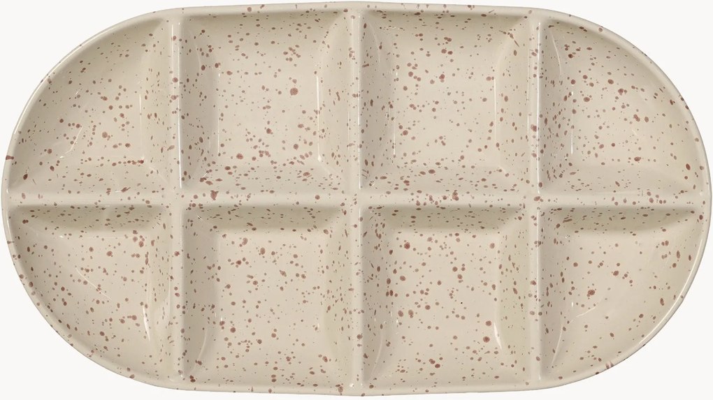 Prato de servir em cerâmica artesanal Ditte