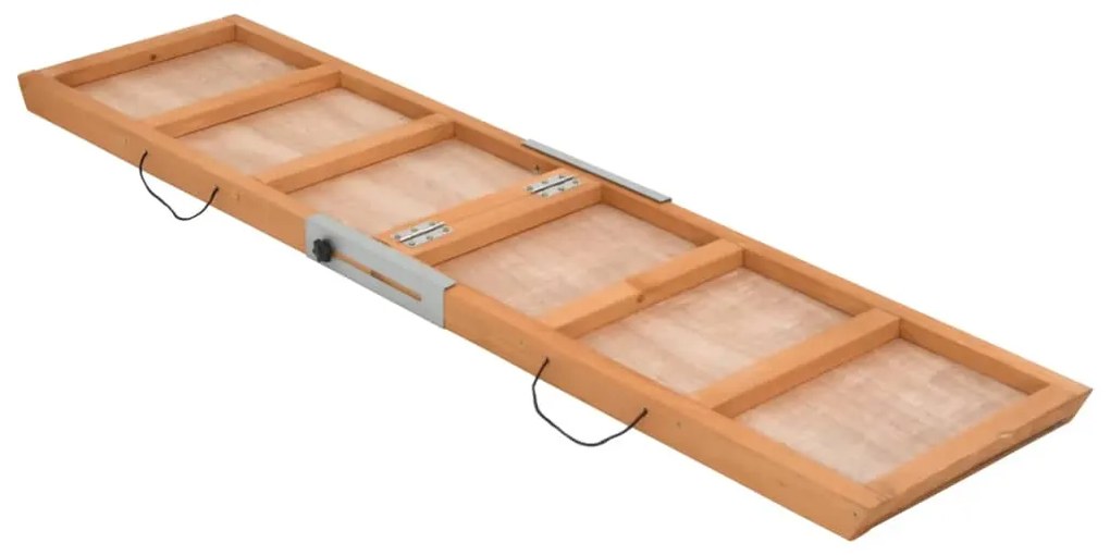 Rampa para cães 120x30 cm madeira de abeto maciça cinzento