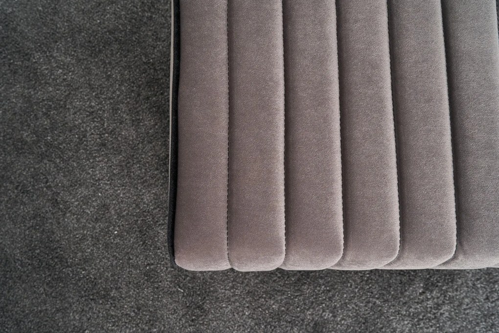 Pouffe Mona – Cinzento – 40x40x40 cm