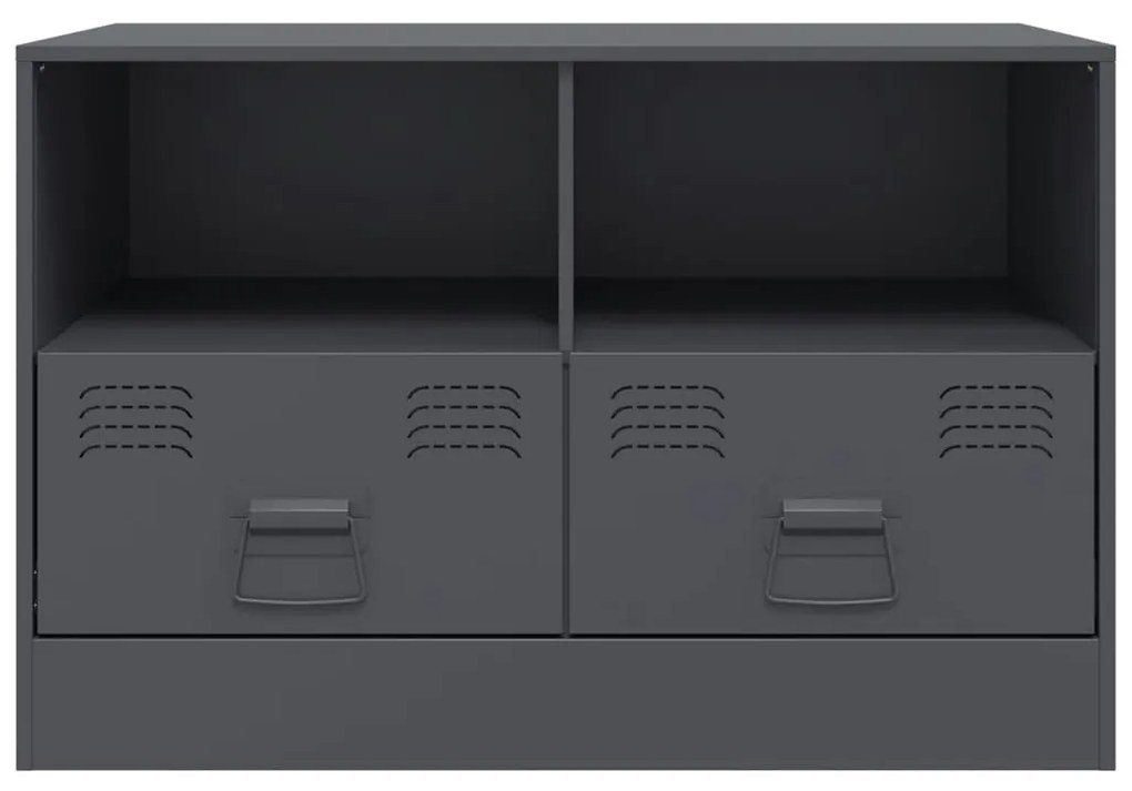 Móvel de TV 67x39x44 cm aço antracite