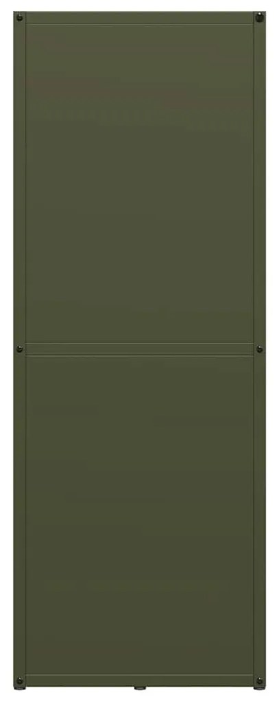 Suporte para lenha aço laminado a frio verde azeitona