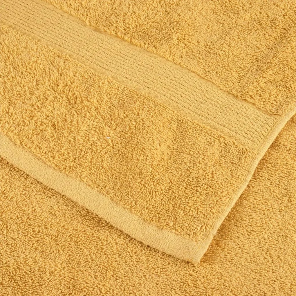 Toalhas de banho premium SOLUND 10pcs 100x150cm 600gsm dourado