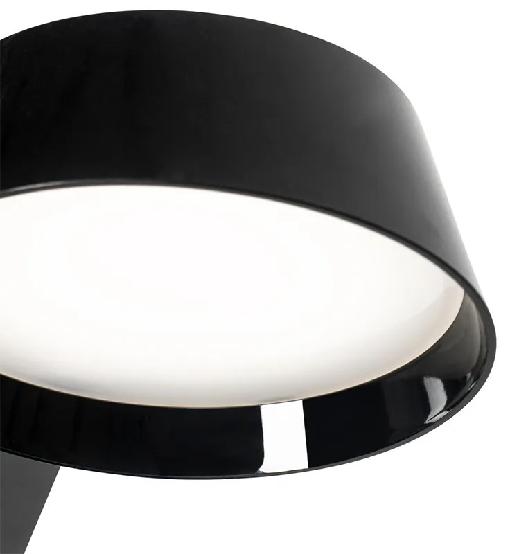 Candeeiro de mesa preto LED conexão USB - EDWARD Design