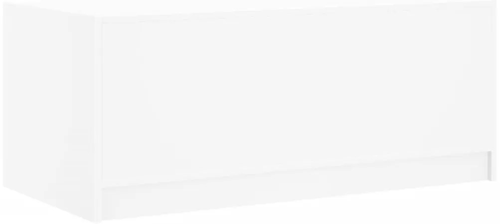 Mesa de centro c/ portas de vidro 102x50x42 cm branco