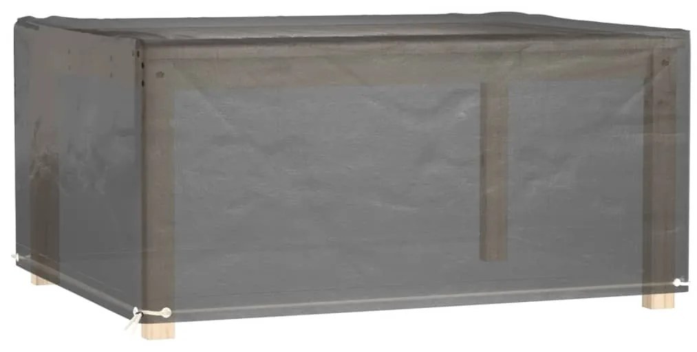 Capa p/ mobiliário de jardim 8 ilhós 160x120x75 cm retangular