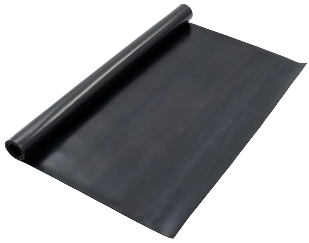 Tapete de borracha antiderrapante liso 1,2x2 m 3 mm