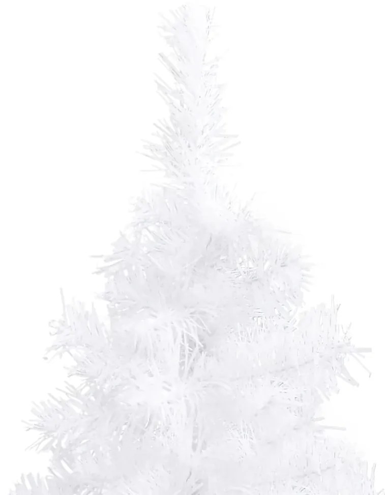 Árvore de Natal artificial de canto 150 cm PVC branco