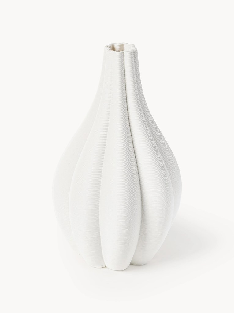 Jarra de porcelana impressa em 3D Sonata, Alt 40 cm