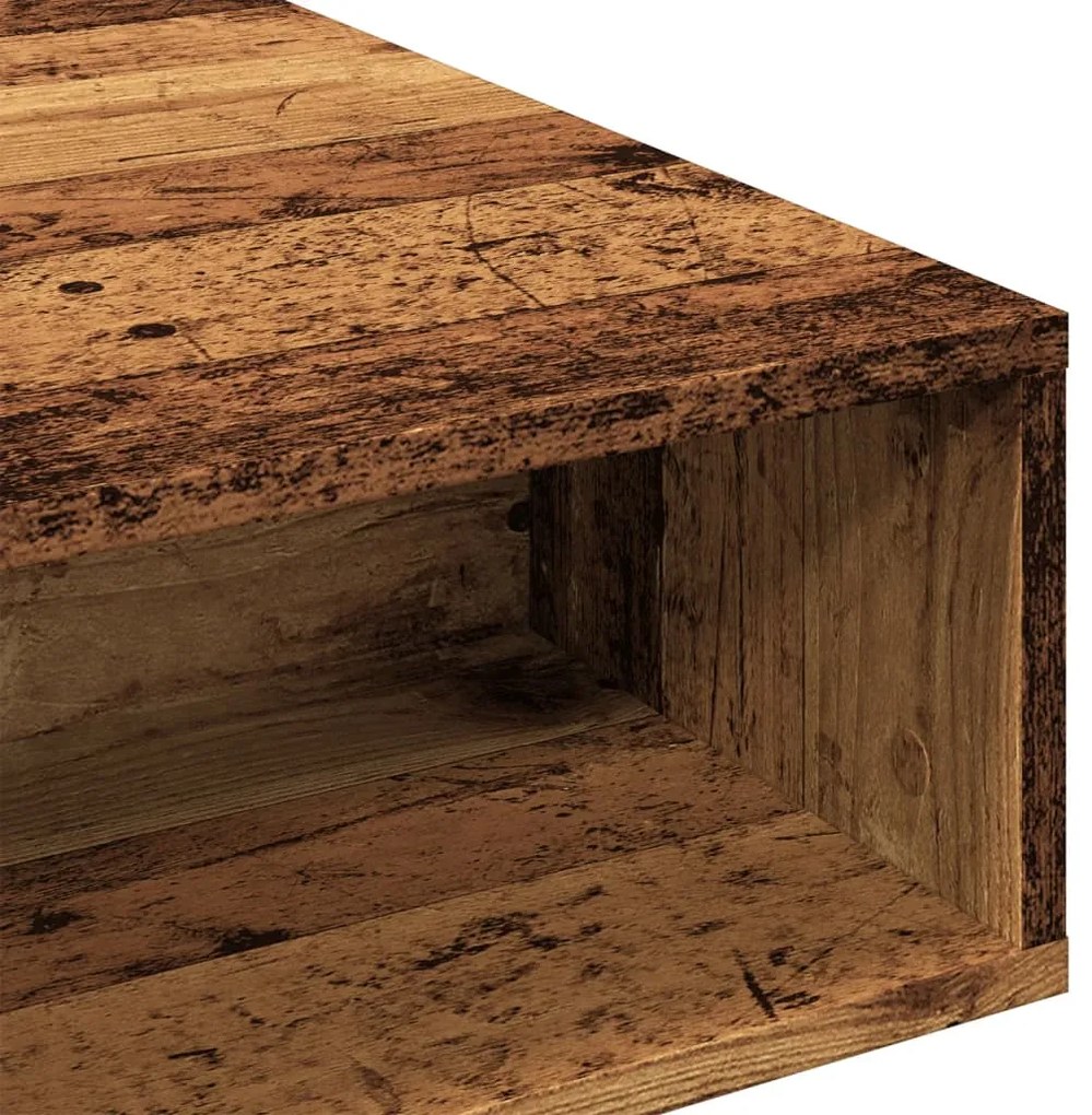 Mesa de centro 105x55x32 cm deriv. de madeira madeira velha