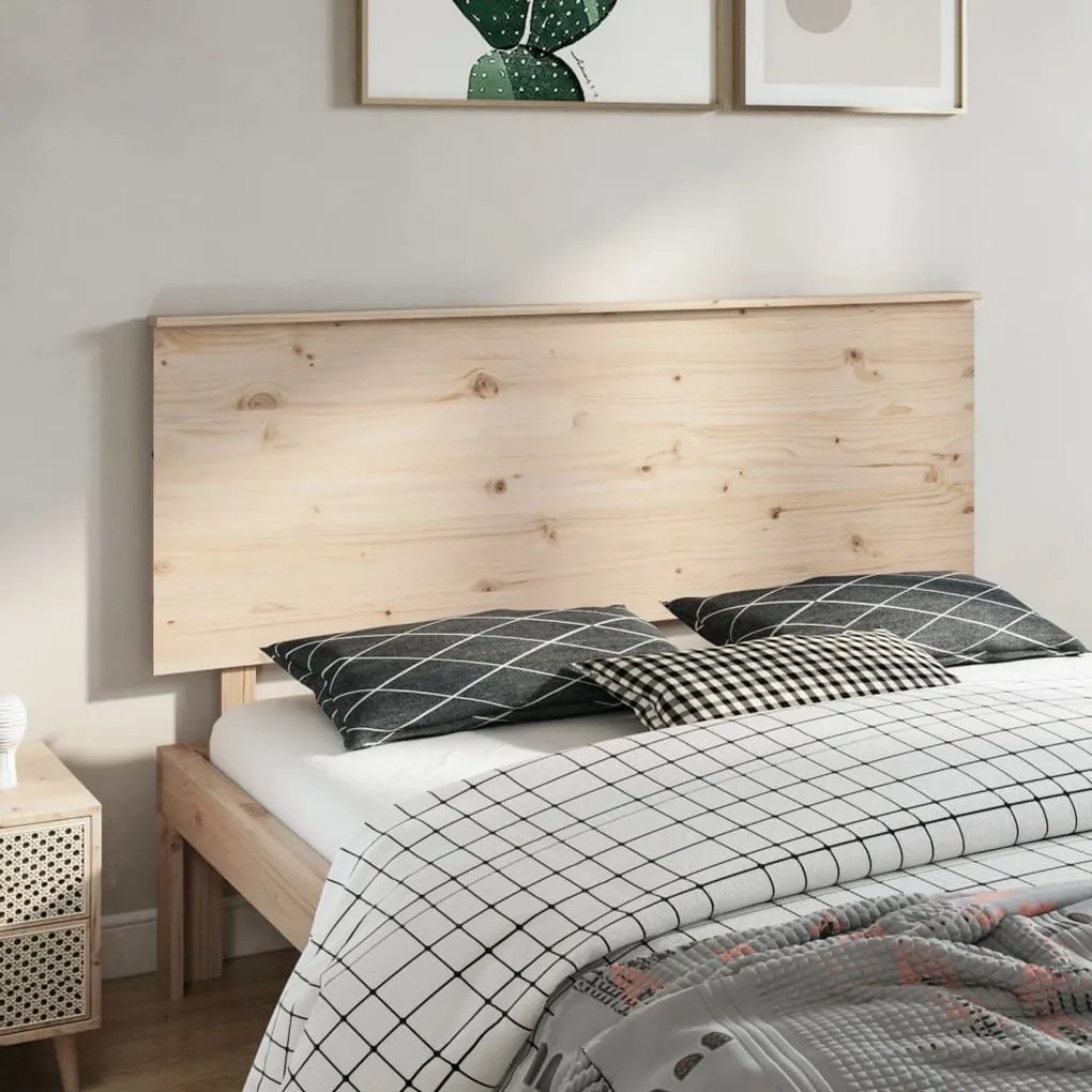 Cabeceira de cama 164x6x82,5 cm pinho maciço