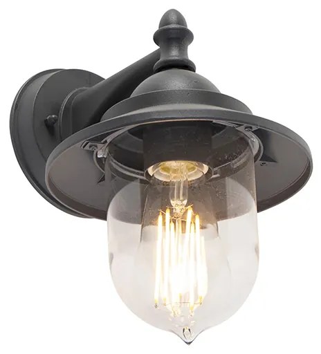 Candeeiro de parede exterior inteligente cinzento escuro com Wi-Fi ST64 - Oxford